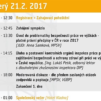 Mezinárodní technické sympozium, Kladno, 21.-22. 2. 2017